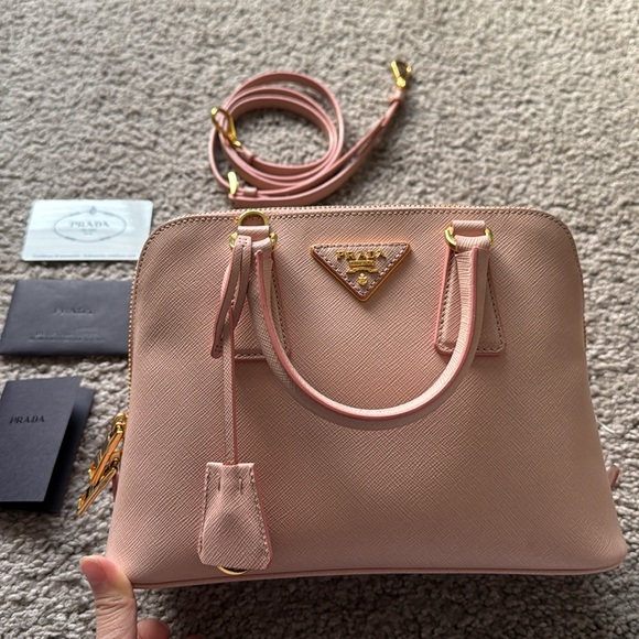 Prada Saffiano Lux Small Promenade Tote - Picture 10 of 14